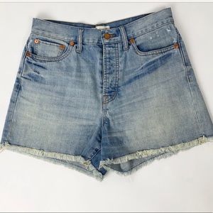 Madewell high rise shorts
